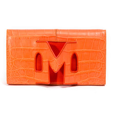Orange  Alligator skin