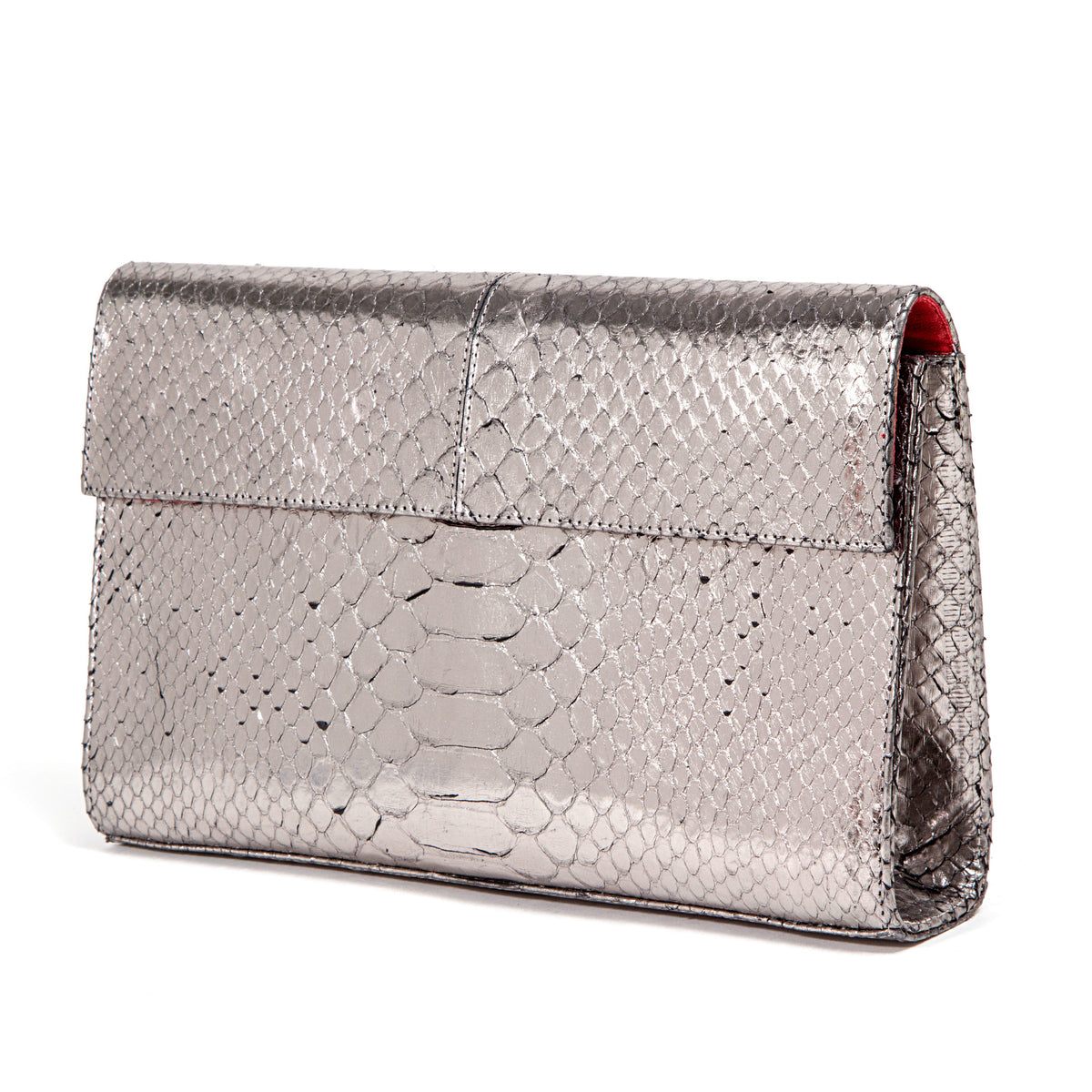 Morobe Silver Python Silver Python Clutch Limited Edition – marchelonyc